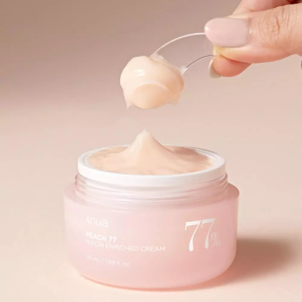 Крем для лица с экстрактом персика и ниацинамидом ANUA Peach 77 Niacin Enriched Cream